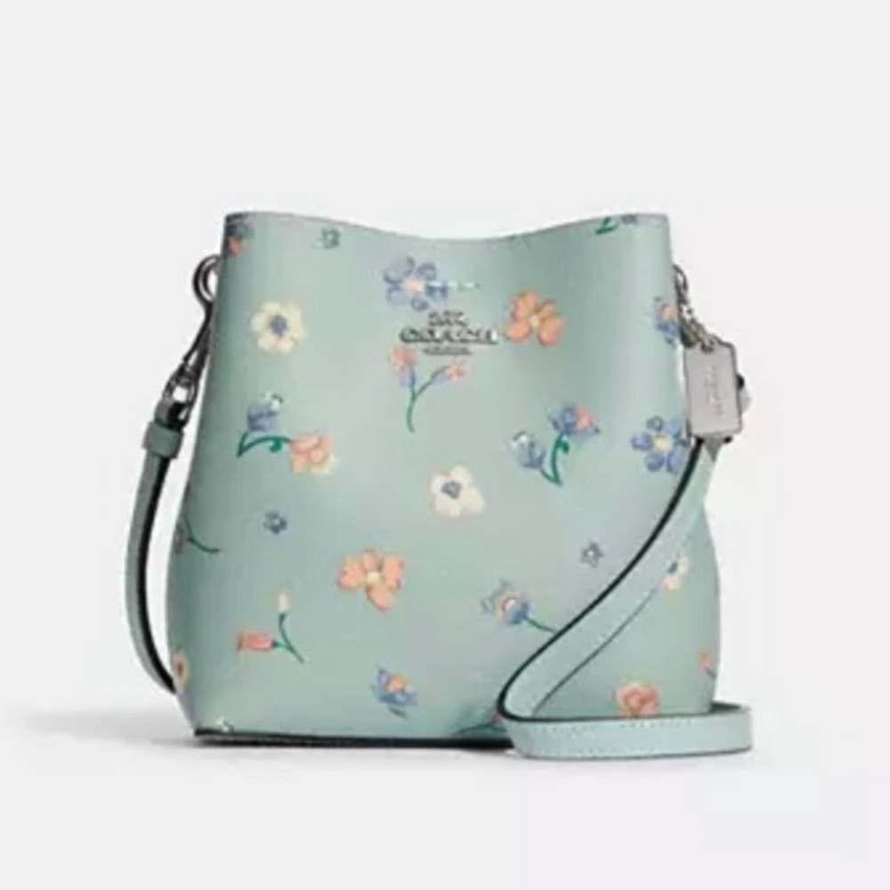 Coach Mini Town Bucket Bag with Mystical Floral Print